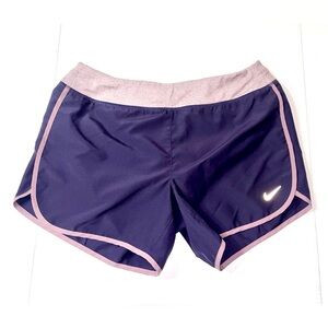 Nike Women's Athletic Shorts - Purple and Pink